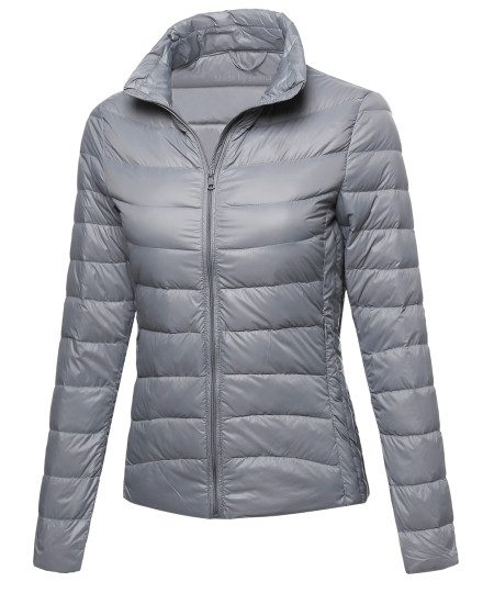 Women's Super lightweight Goose Down Packable Outdoor Puffer