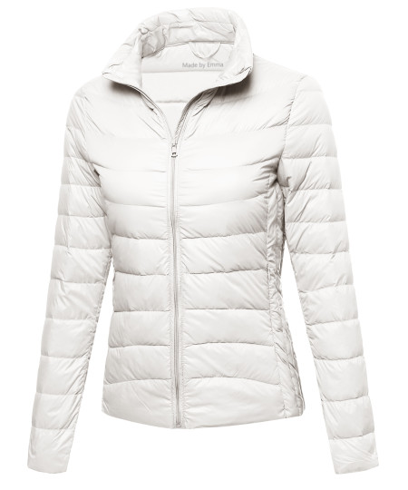 Women's Super lightweight Goose Down Packable Outdoor Puffer