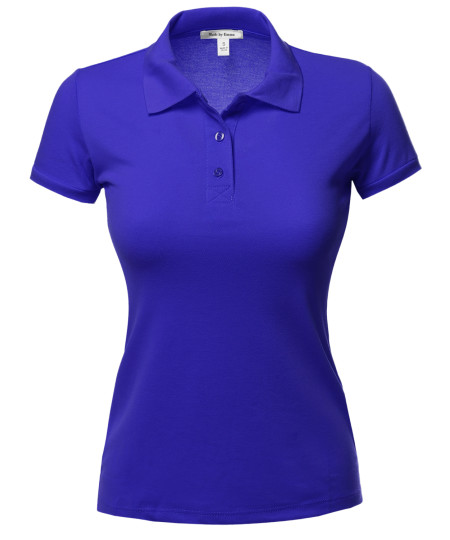 Women's Classic Pique Polo Top 