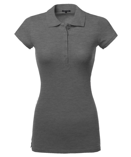 Women's Women's Basic Polo Shirt in Various Colors