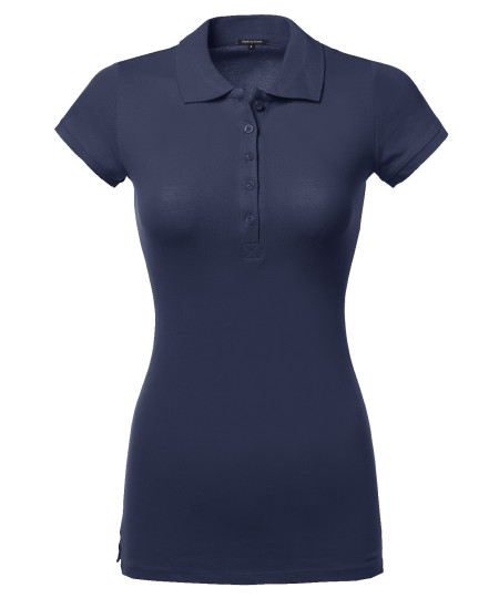 Women's Women's Basic Polo Shirt in Various Colors