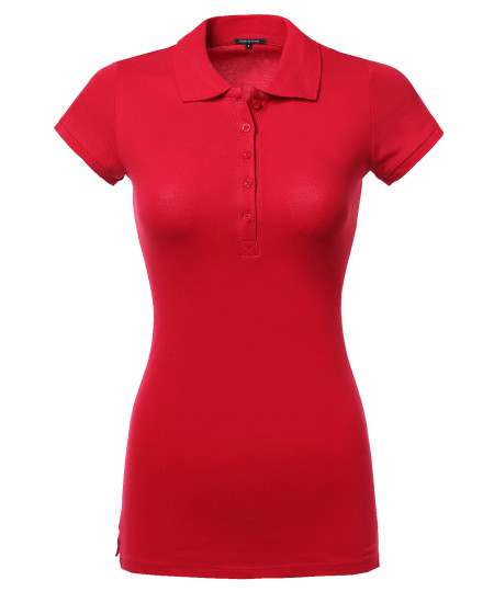 Women's Women's Basic Polo Shirt in Various Colors