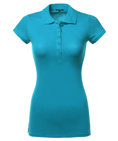 Women's Women's Basic Polo Shirt in Various Colors