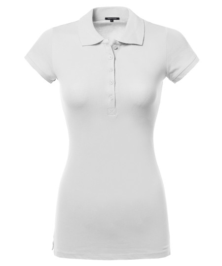 Women's Women's Basic Polo Shirt in Various Colors