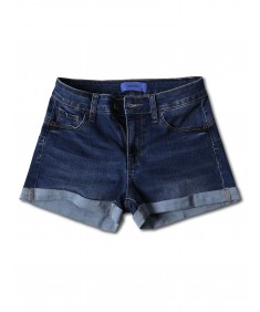 Women's Casual Push-up Roll-up Cuff High-rise Denim Shorts