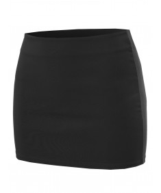 Women's Solid Mini Pencil Skirt