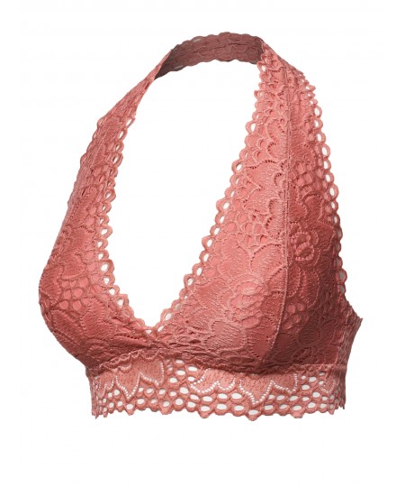 Women's Sexy Lace Halter Neck Bralette