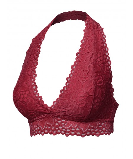 Women's Sexy Lace Halter Neck Bralette