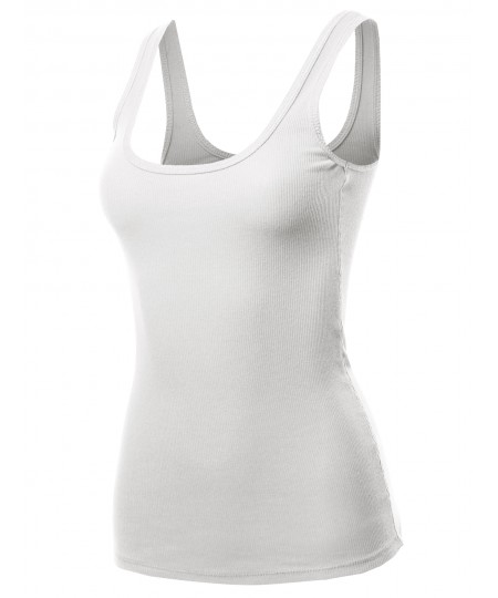 Women's Solid Sleeveless Casual Tank Top