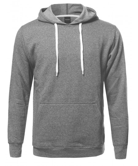 Men's Quality Material Basic Casual Pullover Hoodie