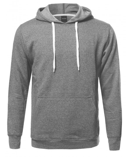 Men's Quality Material Basic Casual Pullover Hoodie