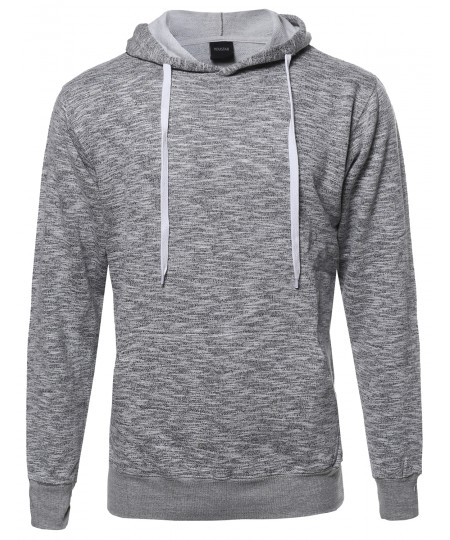 Men's Quality Material Basic Casual Pullover Hoodie