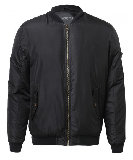 Men's Classic Bomber Jacket