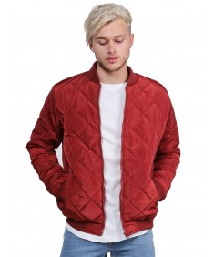 Men's Classic Quilted Padded Bomber Jacket