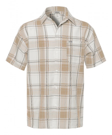 Men's Western Casual Button Down Shirt