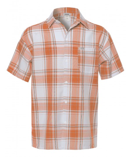 Men's Western Casual Button Down Shirt