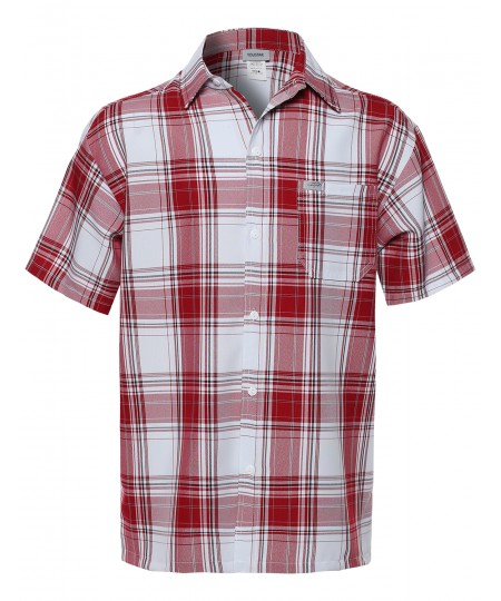 Men's Western Casual Button Down Shirt