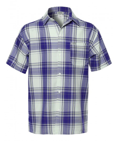 Men's Western Casual Button Down Shirt