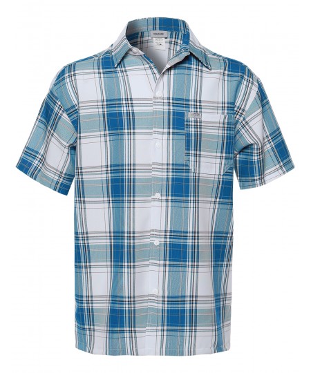 Men's Western Casual Button Down Shirt