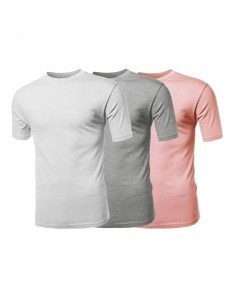 Men's Basic Solid Various Color Crew Neck Short Sleeves Tee