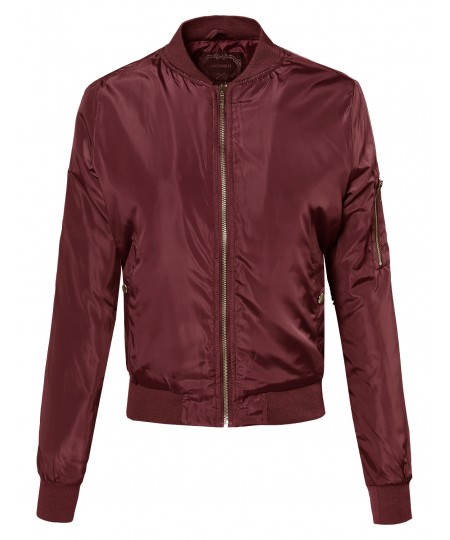 Women's Classic Bomber Jacket