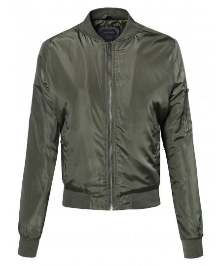 Women's Classic Bomber Jacket