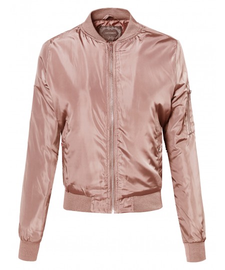 Women's Classic Bomber Jacket