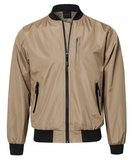 Men's Casual Tactical Basic Bomber Jacket