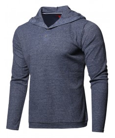 Men's Premium Quality Thermal Hooded Long Sleeve T-Shirt