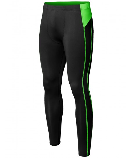 Men's Athletic Compression Base Under Layer Fitness Sports Tight Pant