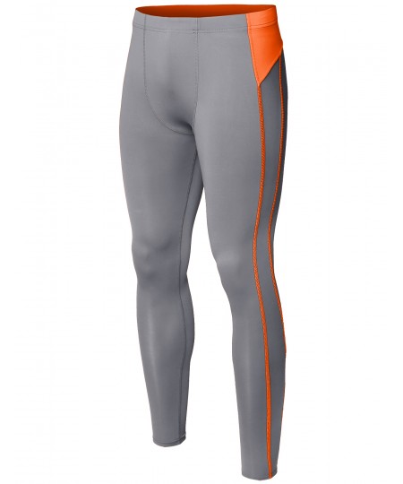 Men's Athletic Compression Base Under Layer Fitness Sports Tight Pant