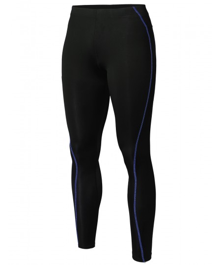 Men's Athletic Compression Base Under Layer Fitness Work Out Tight Pant
