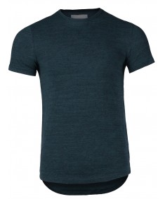 Men's Basic Breathable Stretch Short Sleeve Crewneck Knit T-shirt Top