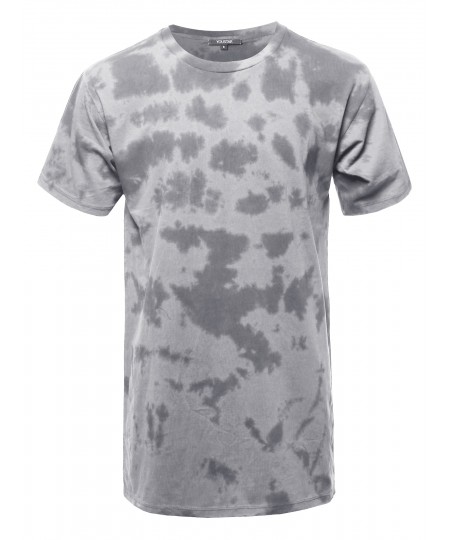 Men's Casual Tie-dye Short Sleeve Crew Neck Tee