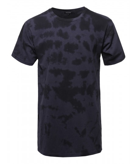 Men's Casual Tie-dye Short Sleeve Crew Neck Tee