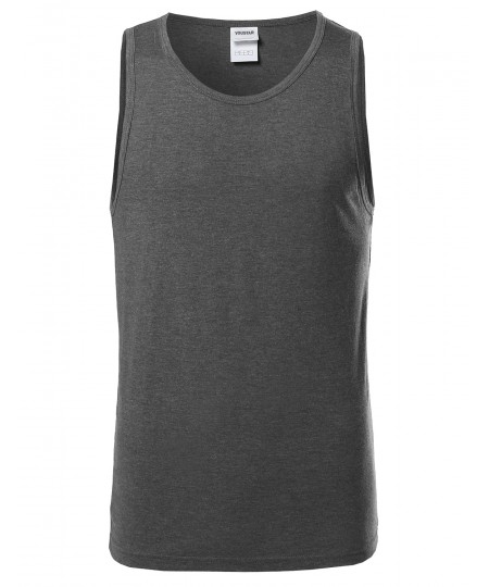 Men's Basic Solid Various Color Tank Top