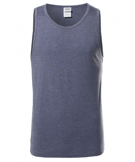 Men's Basic Solid Various Color Tank Top