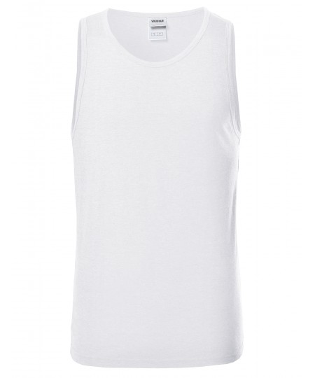 Men's Basic Solid Various Color Tank Top