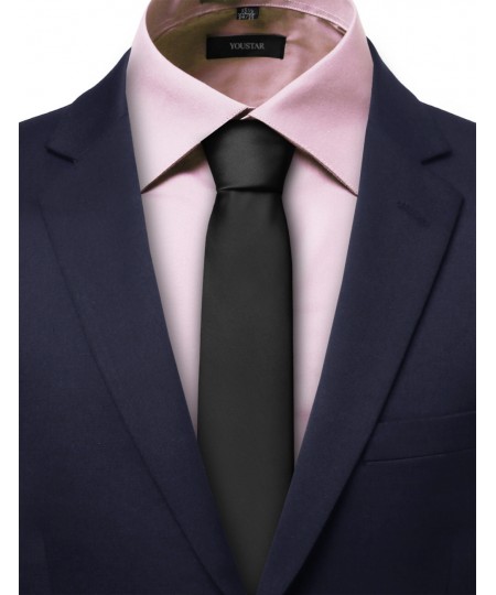 Men's Classic Solid Neck Tie