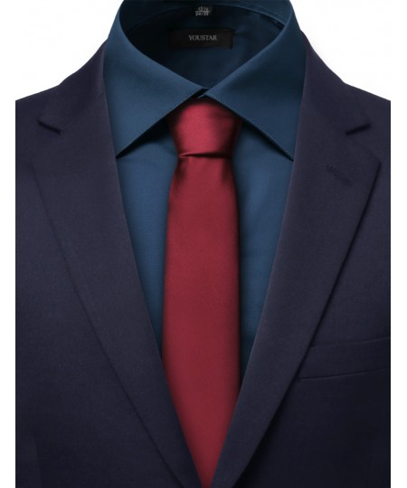 Men's Classic Solid Neck Tie