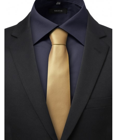 Men's Classic Solid Neck Tie