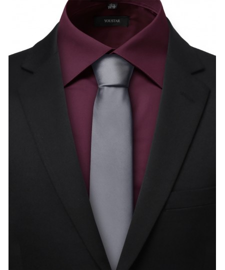 Men's Classic Solid Neck Tie