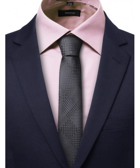 Men's Classic Solid Neck Tie