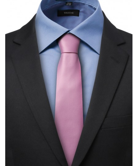 Men's Classic Solid Neck Tie