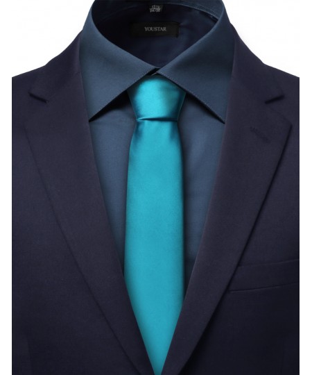 Men's Classic Solid Neck Tie