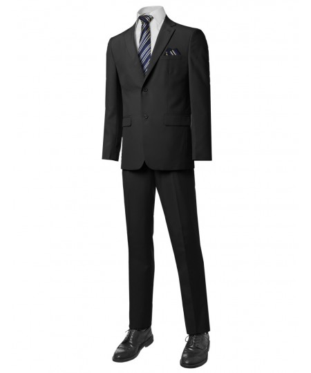 Men's Classic Regular Fit 2Pcs Suit Blazer & Dress Pants