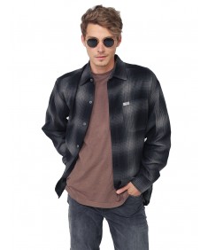 Men's Long Sleeve Casual Plaid Buttondown Shirt