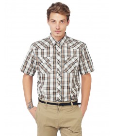 Men's Western Casual Button Down Shirt