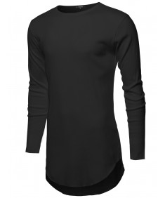 Men's Ribbed Longline Long Sleeve Thermal