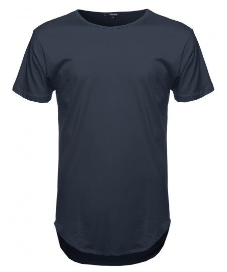 Men's Short Sleeve Long Length Tee